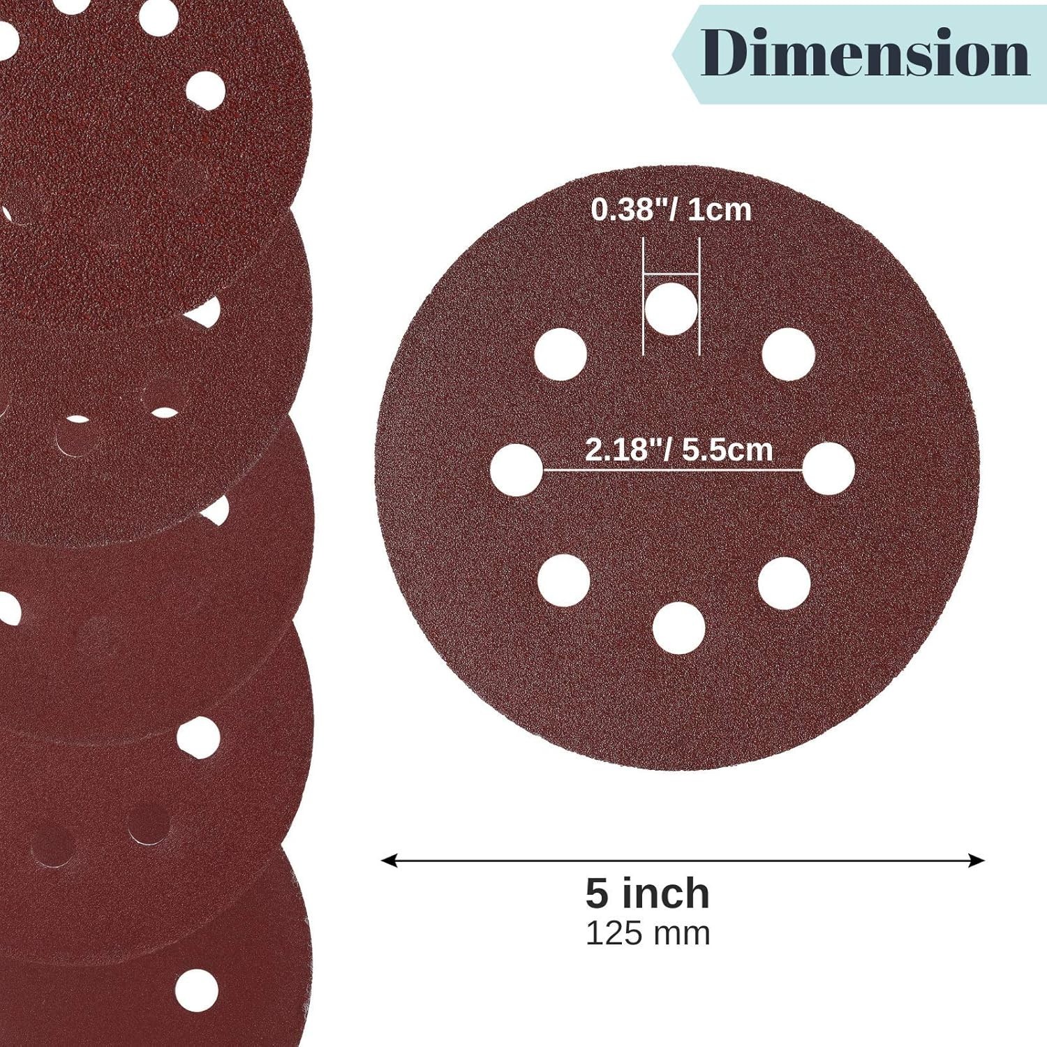 High-Quality 5-Inch Sanding Discs Set – 30 Assorted Grits for Ultimate Finishing