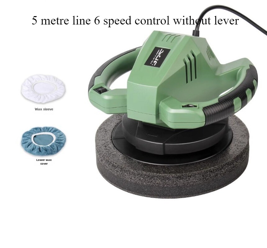 Wood Floor Waxing Machine Home Use 6-Speed Settings and Marble Electric Polisher