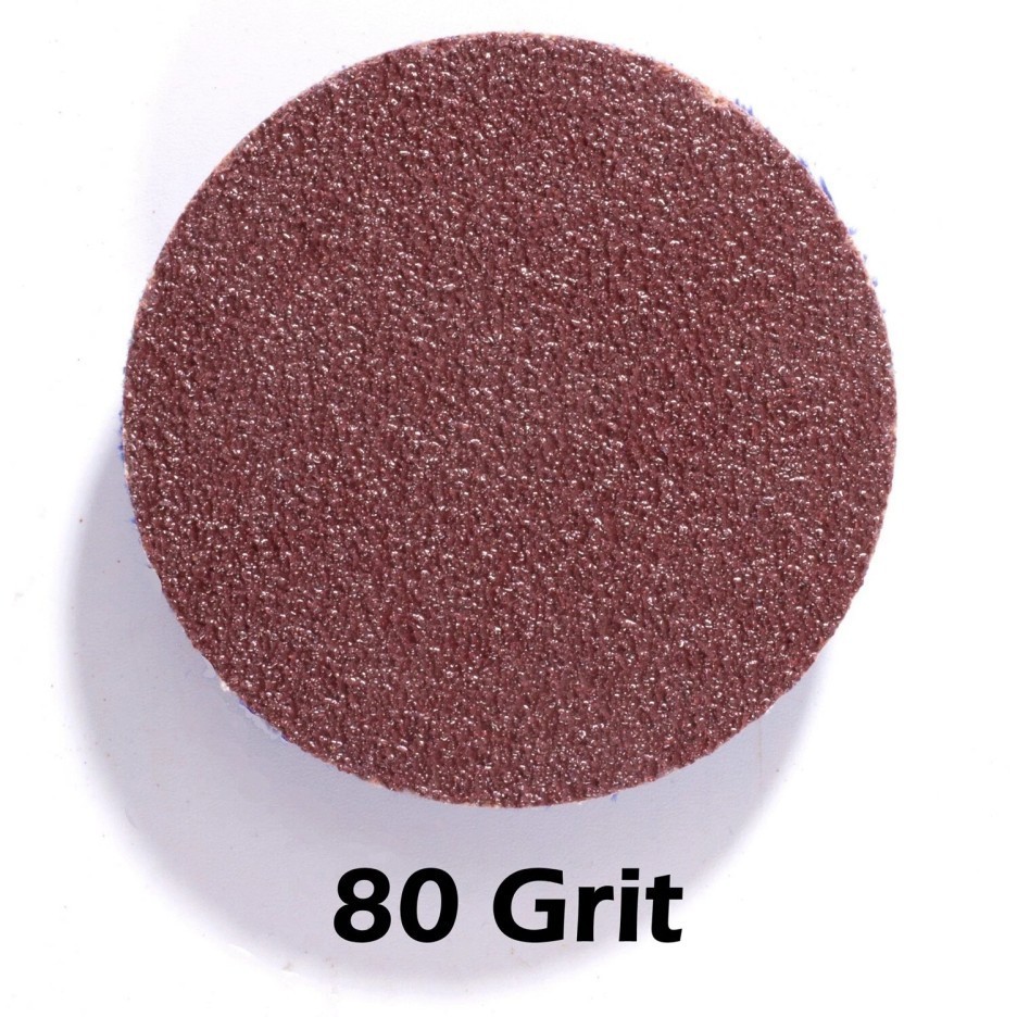 50P 2 inch 80 Grit Aluminum Oxide Roll Lock Die Grinder Sanding Grinding Disc-##