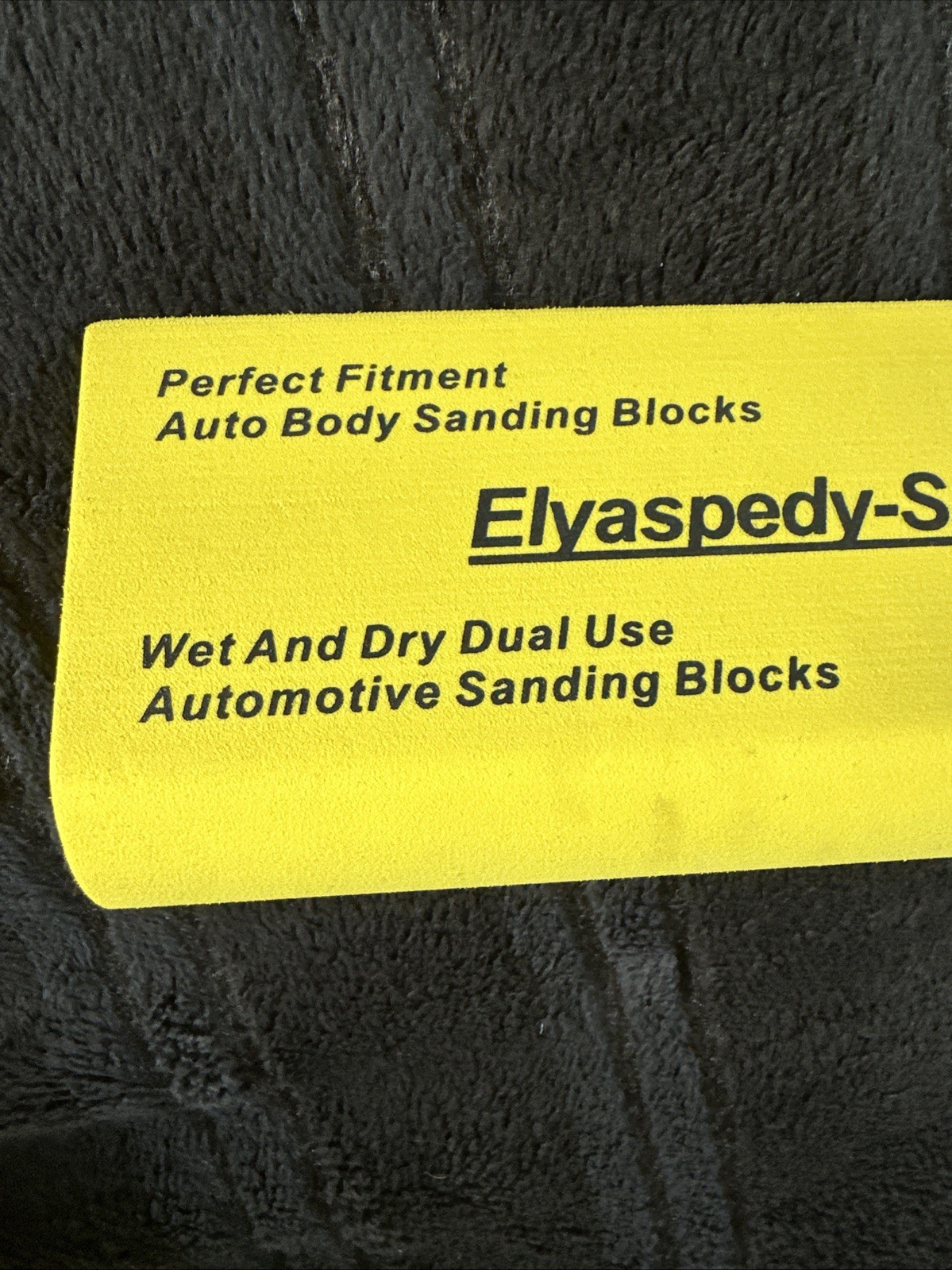Elyaspeedy Sanding Block Body Smoothing EVA Foam Sanding Block Wet & Dry (D6010)