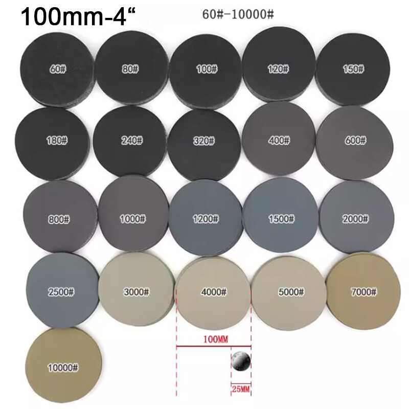 25-75mm Wet and Dry Sanding Discs 1-7Inch Sandpaper Hook&Loop Pads Grit 60-10000