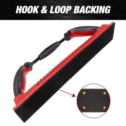 Adjustable Radius Longboard Sanding File Block – Hook & Loop, PSA, Auto Body & W