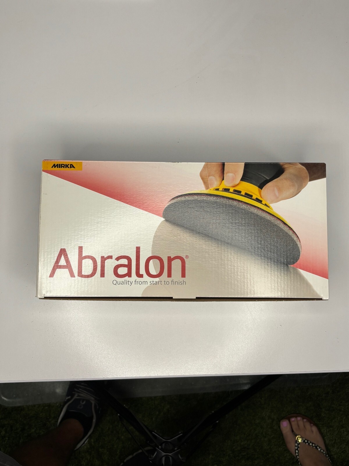 20pc Mirka 8A-241-180 Abralon Grip 6 Inch 180 Grit 20Pc 1353633/44