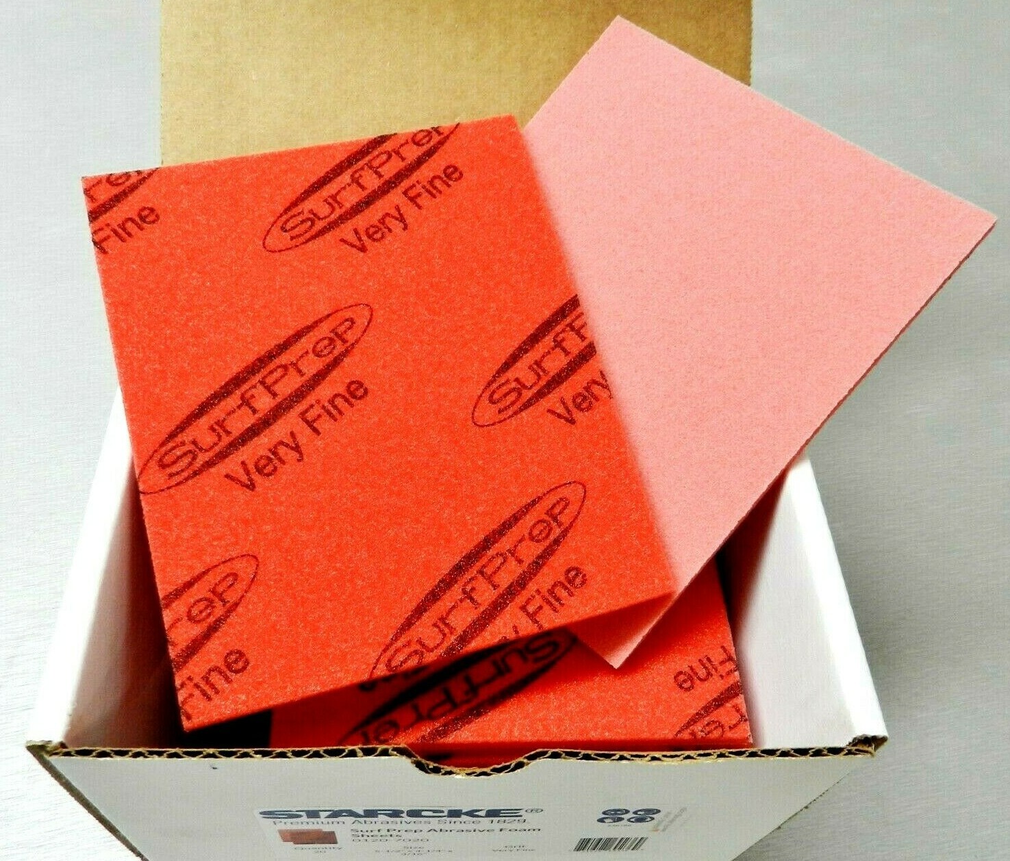 Sanding Sponge Foam Back Pads 5-1/2″ x 4-1/4″ Very Fine by STARCKE – Pack of 10