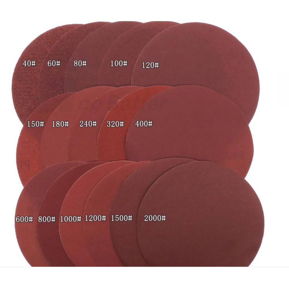 6 in Sanding Discs 150mm 40-2000 Grit Orbital Sander Sandpaper Hook & Loop Pads