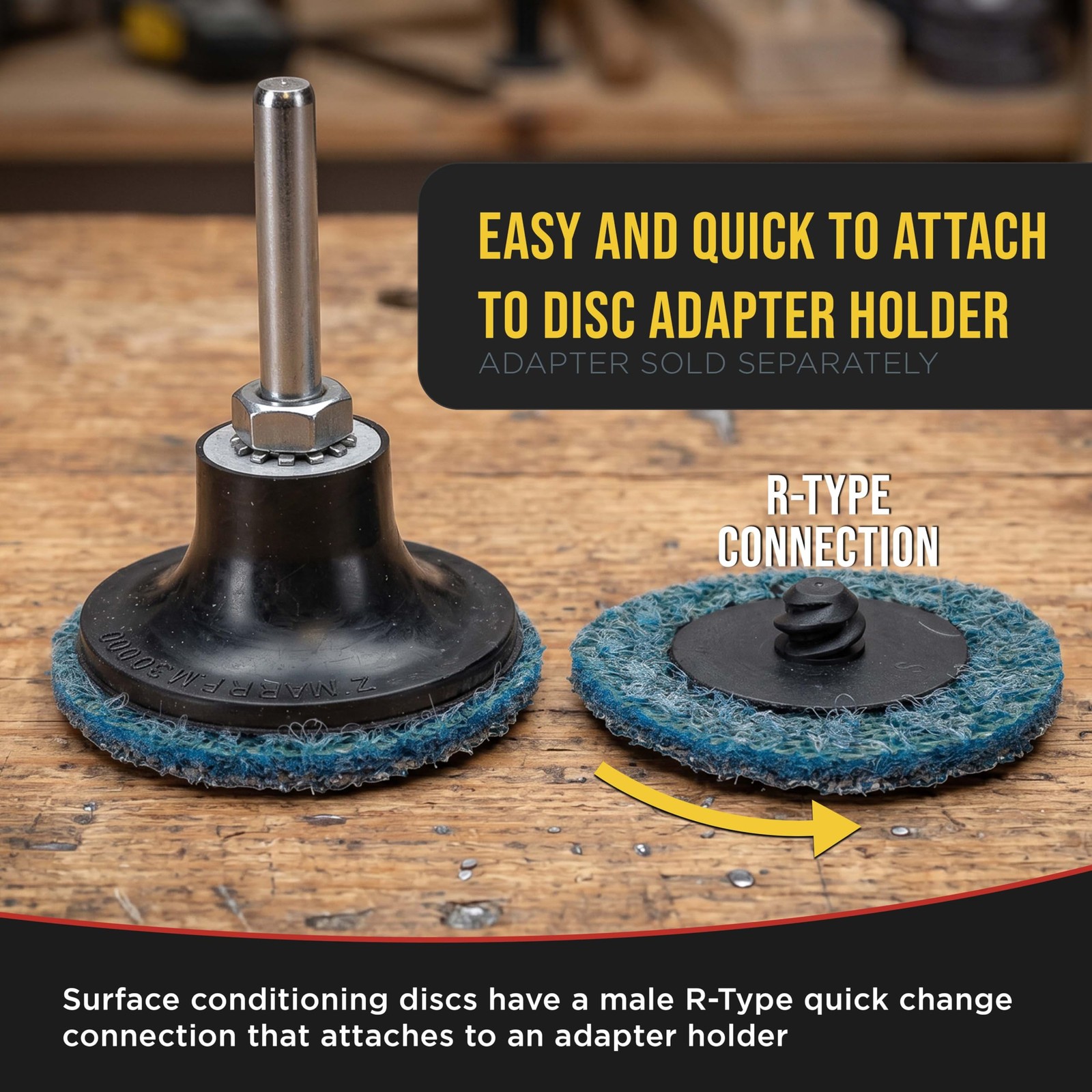 2″ Diameter Surface Conditioning Discs Blue Fine Sanding Grit (Box of 25) – R…