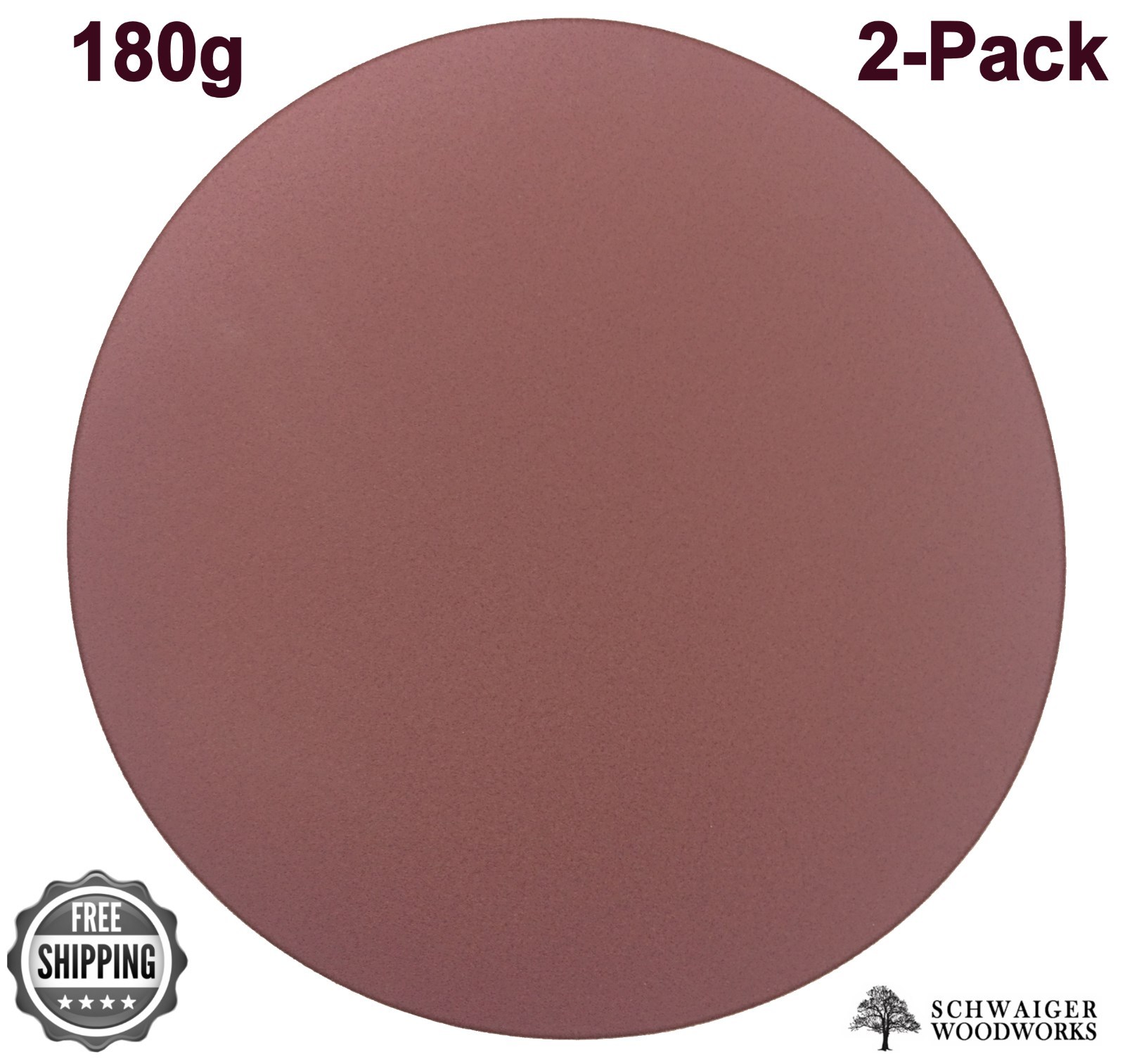 Klingspor 20″ inch diameter Sanding Disc, 180 grit, 2 pk, Peel & Stick Germany