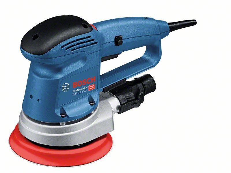 Bosch 240V Professional Random Orbital Sander 150mm 340W Wt: 2.1kg BSH601372870