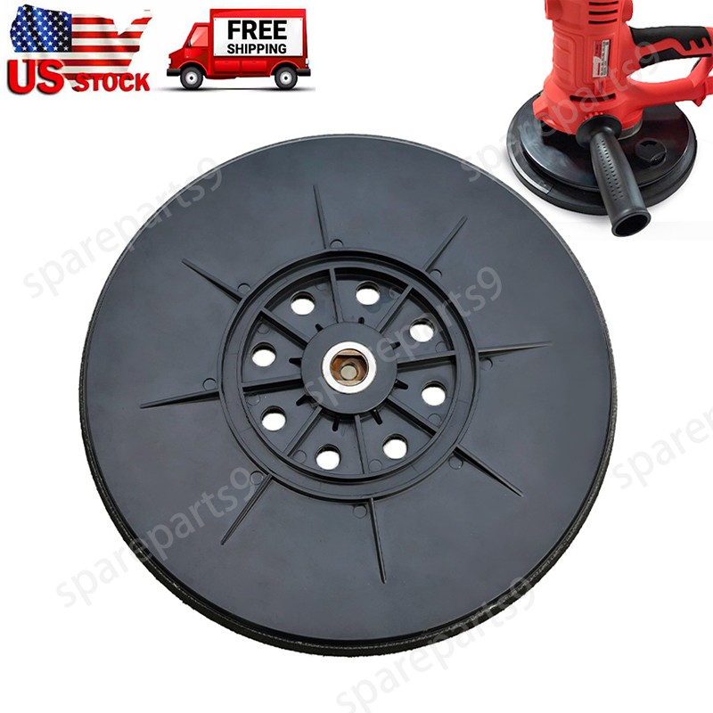 New 9″ 8 Hole Hook and Loop Sanding Disc Backing Pad for Drywall Orbital Sander
