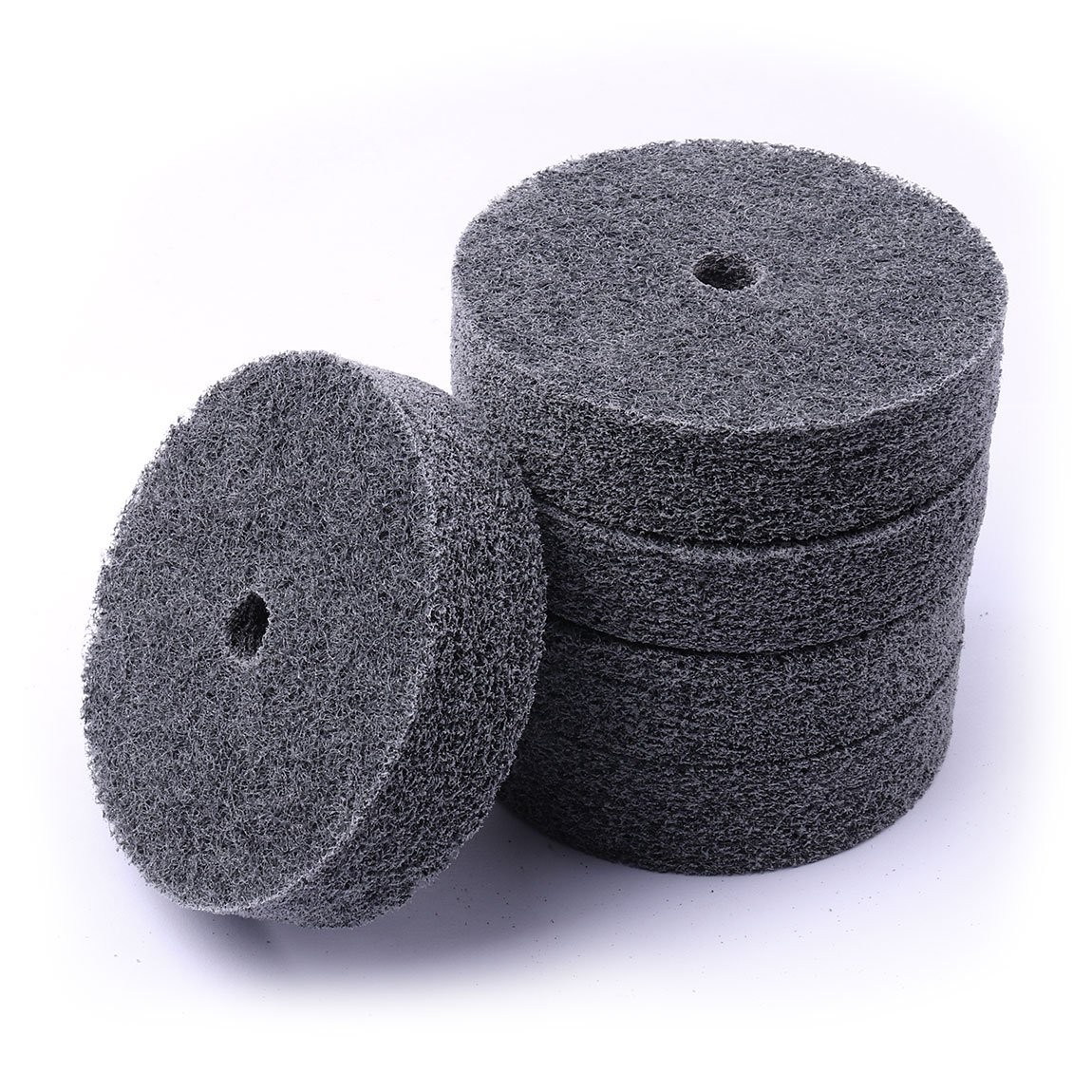 3 Inch Fiber Buffing Wheels Set – 5pcs for Metal Deburring & Polishing Needs