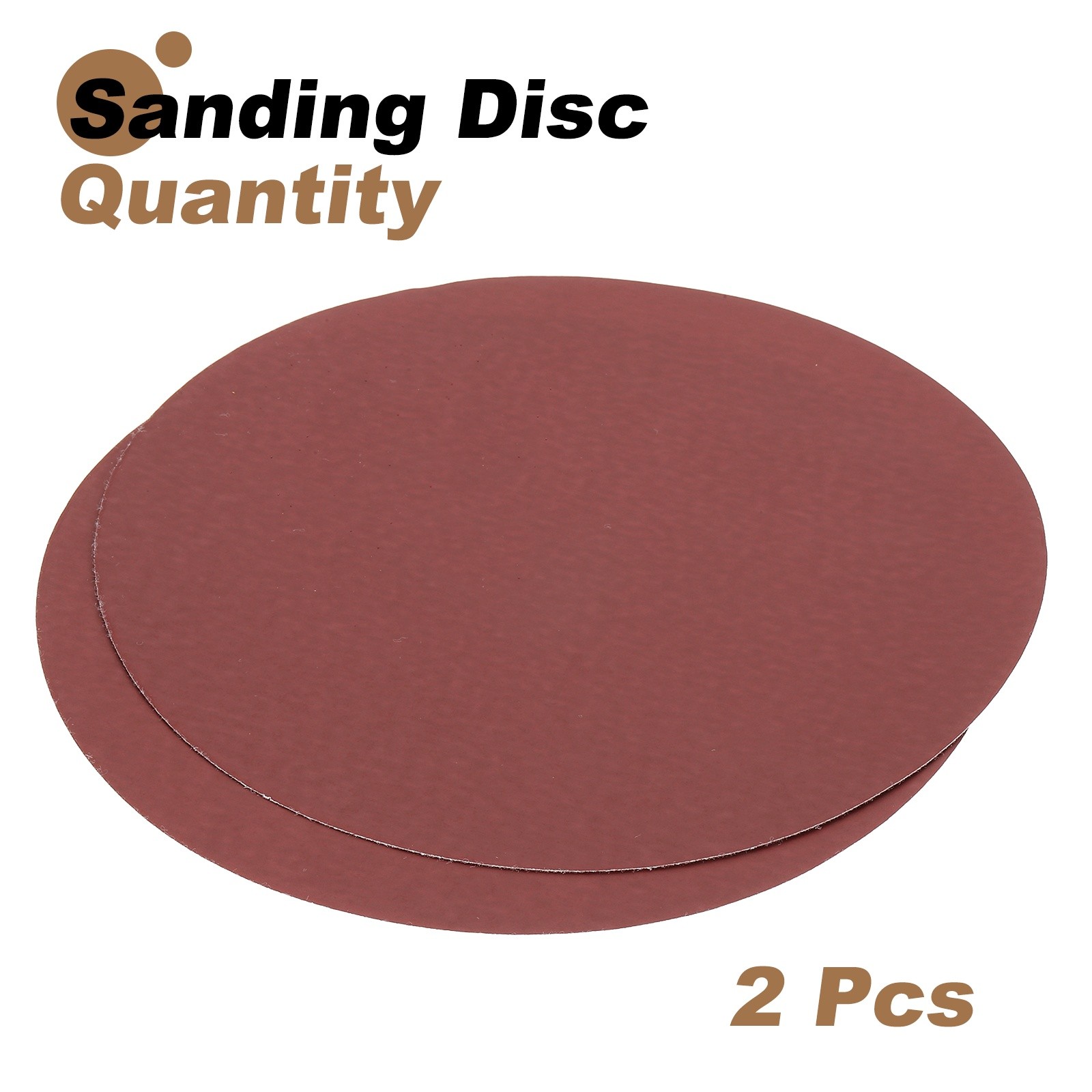 2pcs 10″ Hook and Loop Sanding Discs 1500 Grits Aluminum Oxide Sandpapers