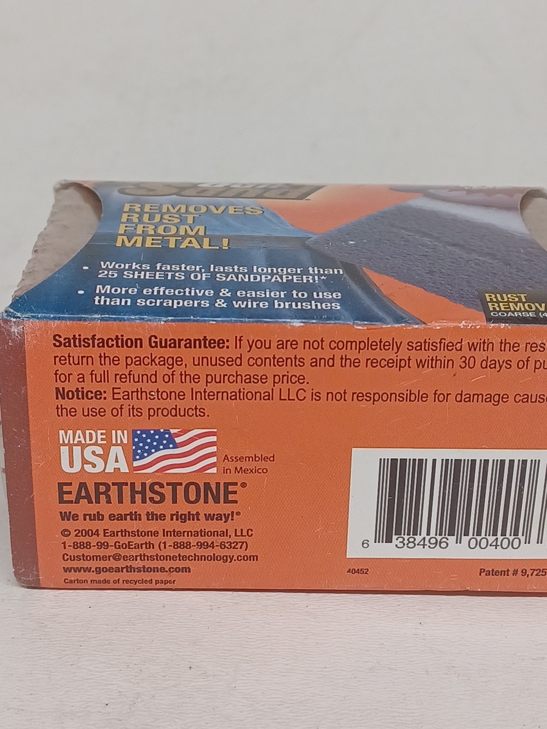 1 QuikSand Abrasive Block, Rust Removal 40-60 Grit