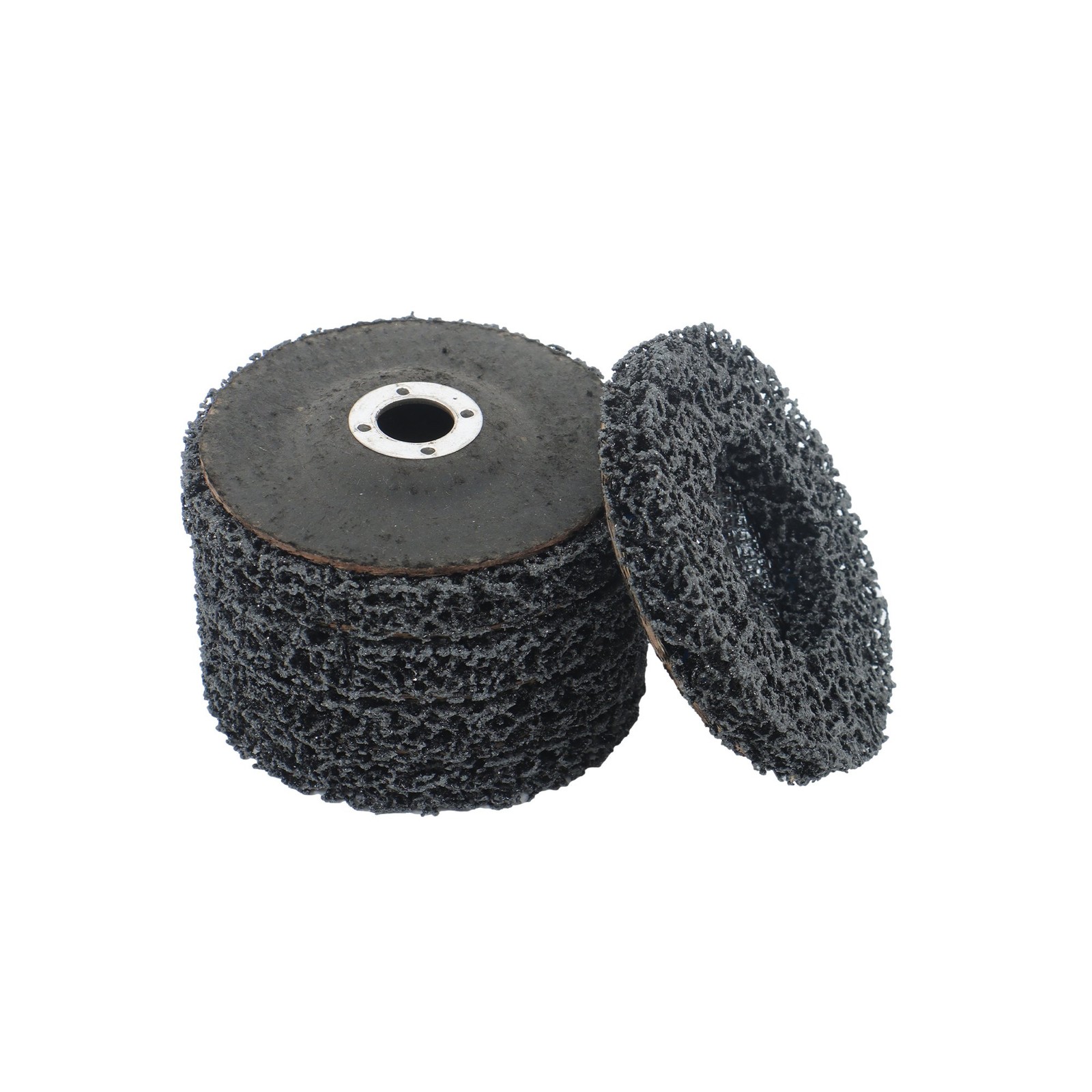 10 Pcs 4 Inch x 5/8 Inch Black Abrasive Wheels Grinding Discs for Angle Grinder