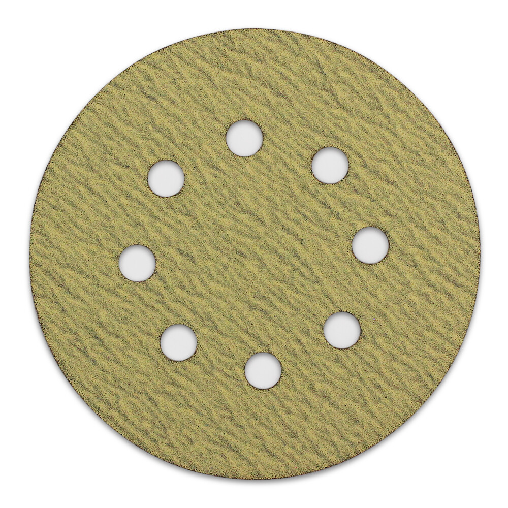 100 Pack – 5″ Inch 8 Holes 320 Grit Hook & Loop Sanding Discs Orbital DA Disks