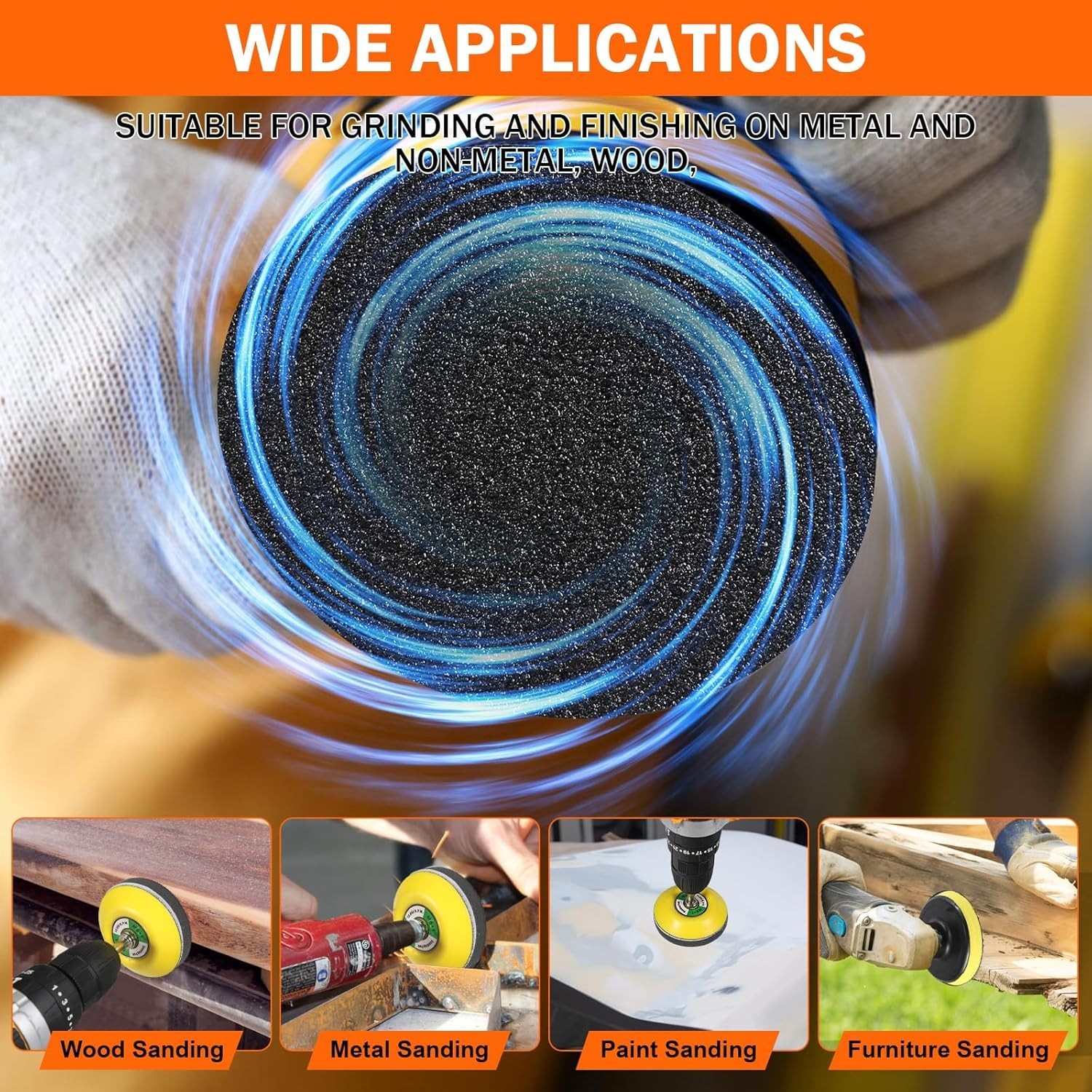 Sanding Disc Kit 133PCS Polishing Headlight Restoration Buffing Pads