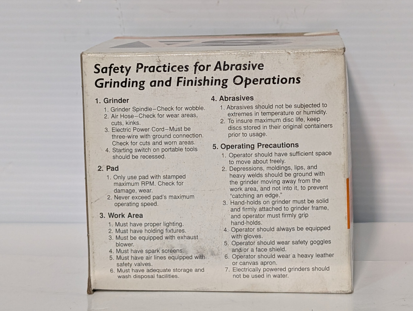 Standard Abrasives 100ct 522309 SOCATT Laminated Discs, 1-1/2″, 150 Grit, 2 Ply