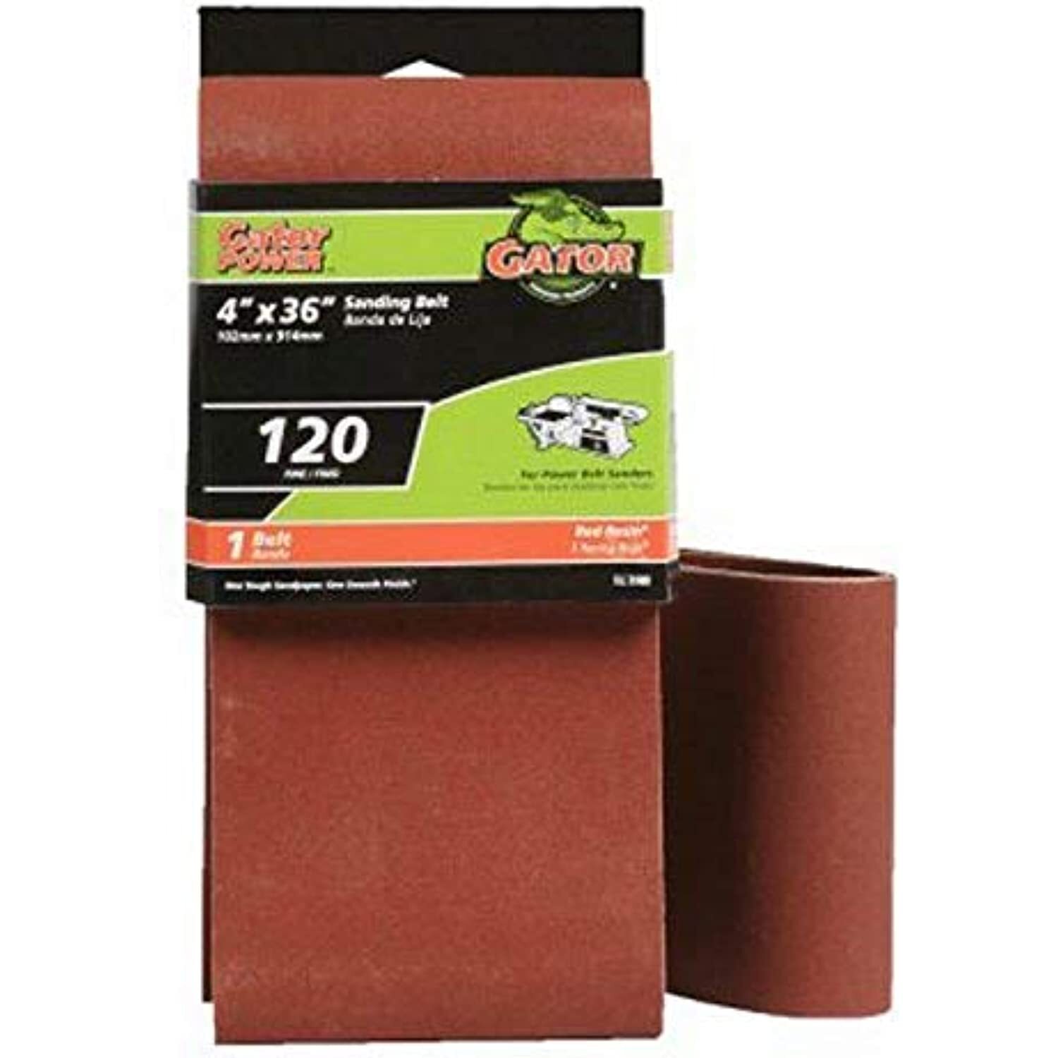 ALI INDUSTRIES 3190 120 Grit Sand Belt, 4-Inch x 36-Inch