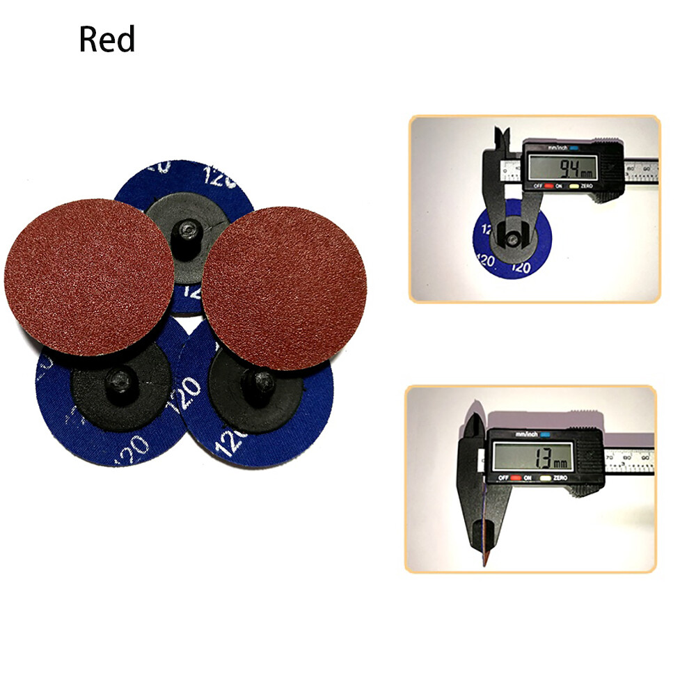 50mm 2″ Medium Type R Quick Change Sanding Discs 36-240 Grit Abrasive Roll Lock