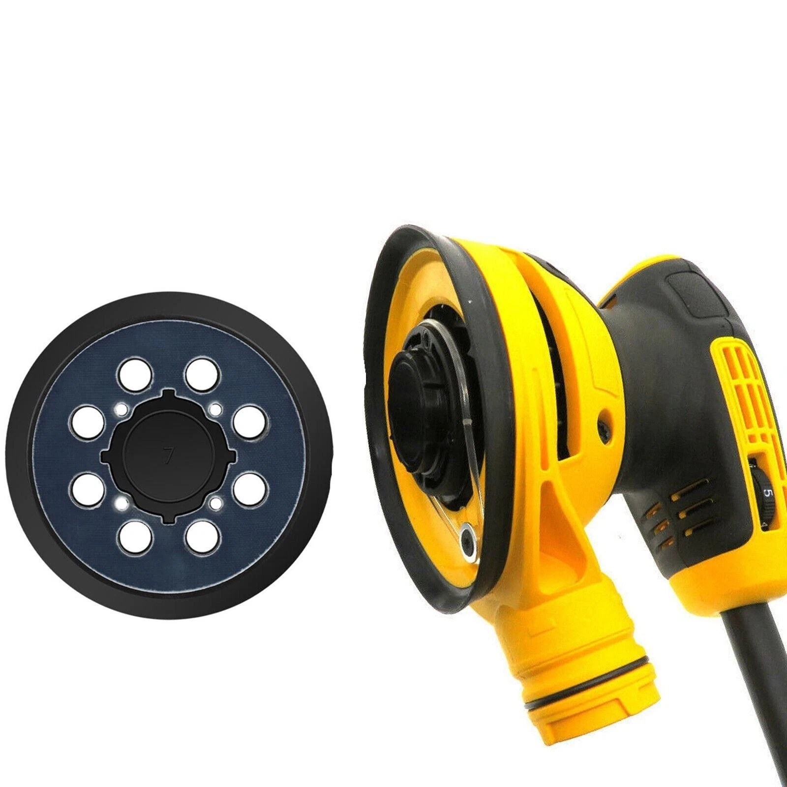5″ 4-Screw Orbital Sander Pad Replacement Hook Loop For Dewalt DWE6421 N329079