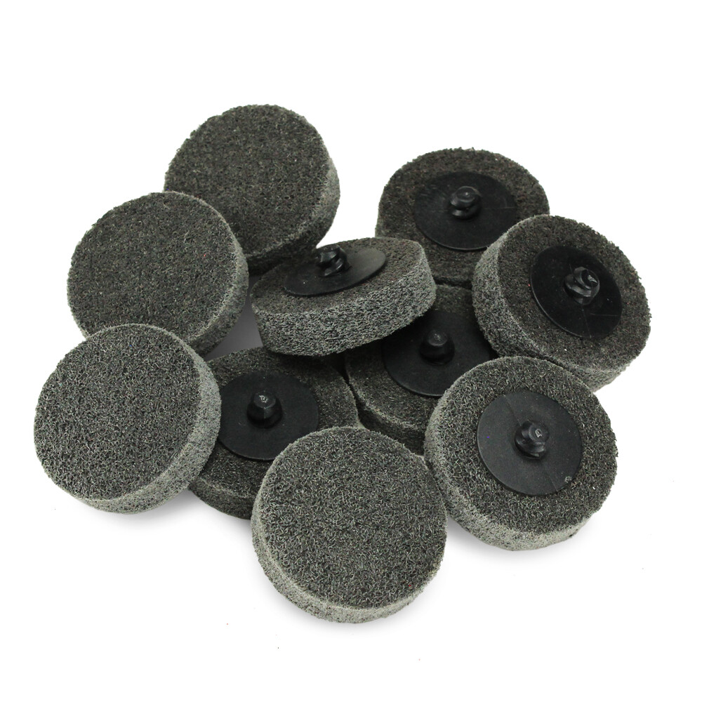 10 Pack – 2″ Quick Change Surface Preparation Disc Non-Woven Die Grinder Pads