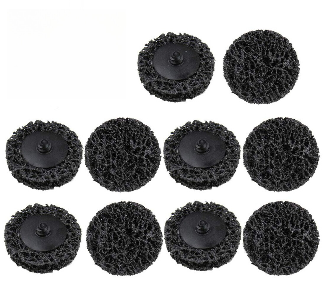 10PCS 2″ Roll Lock Die Grinder Stripping Paint Rust Removal Wheels Sanding Discs