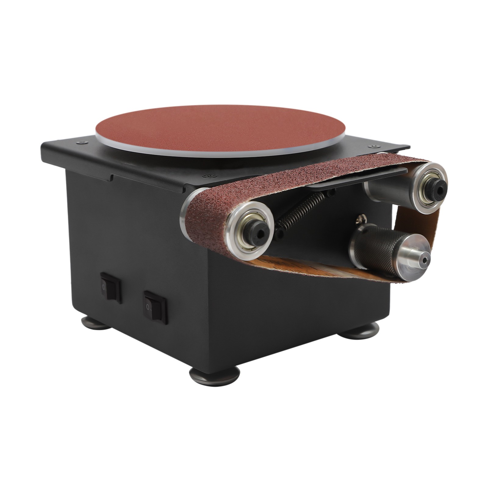 6inch Mini Belt Disc Sander Edge Sharpener Electric Bench Polisher Tools Kit