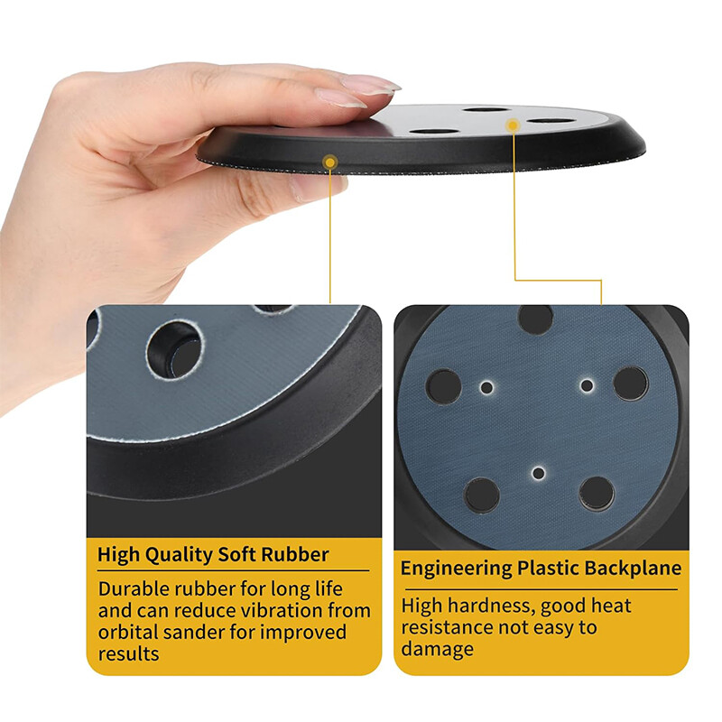 1pc 5″ Hook&Loop Orbital Sander Pad for PORTER-CABLE 333 333VS 13904 13909