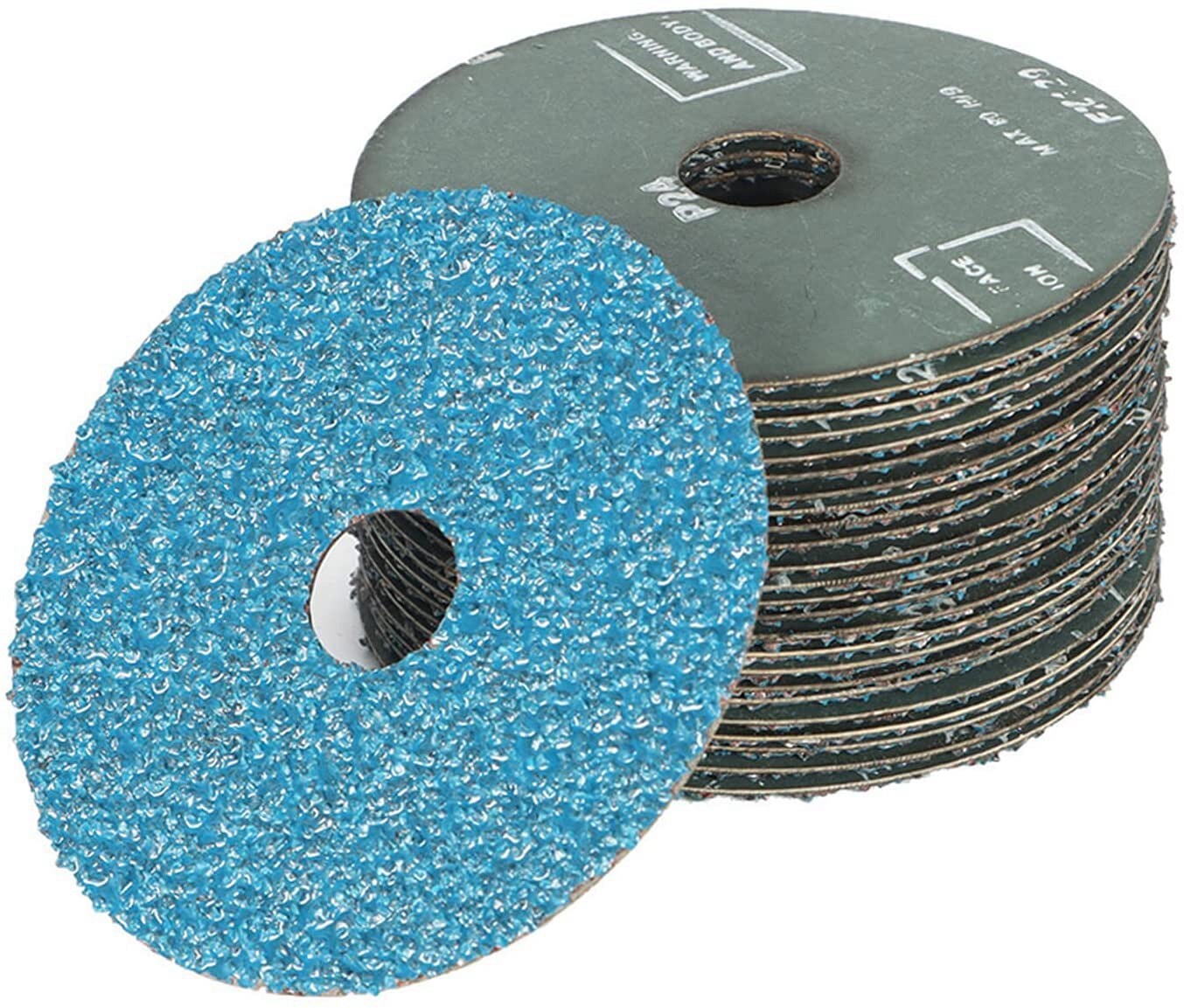 4-1/2″ Zirconia Resin Fiber Disc 16 24 36 60 80 120 Grit Sanding Grinding Discs