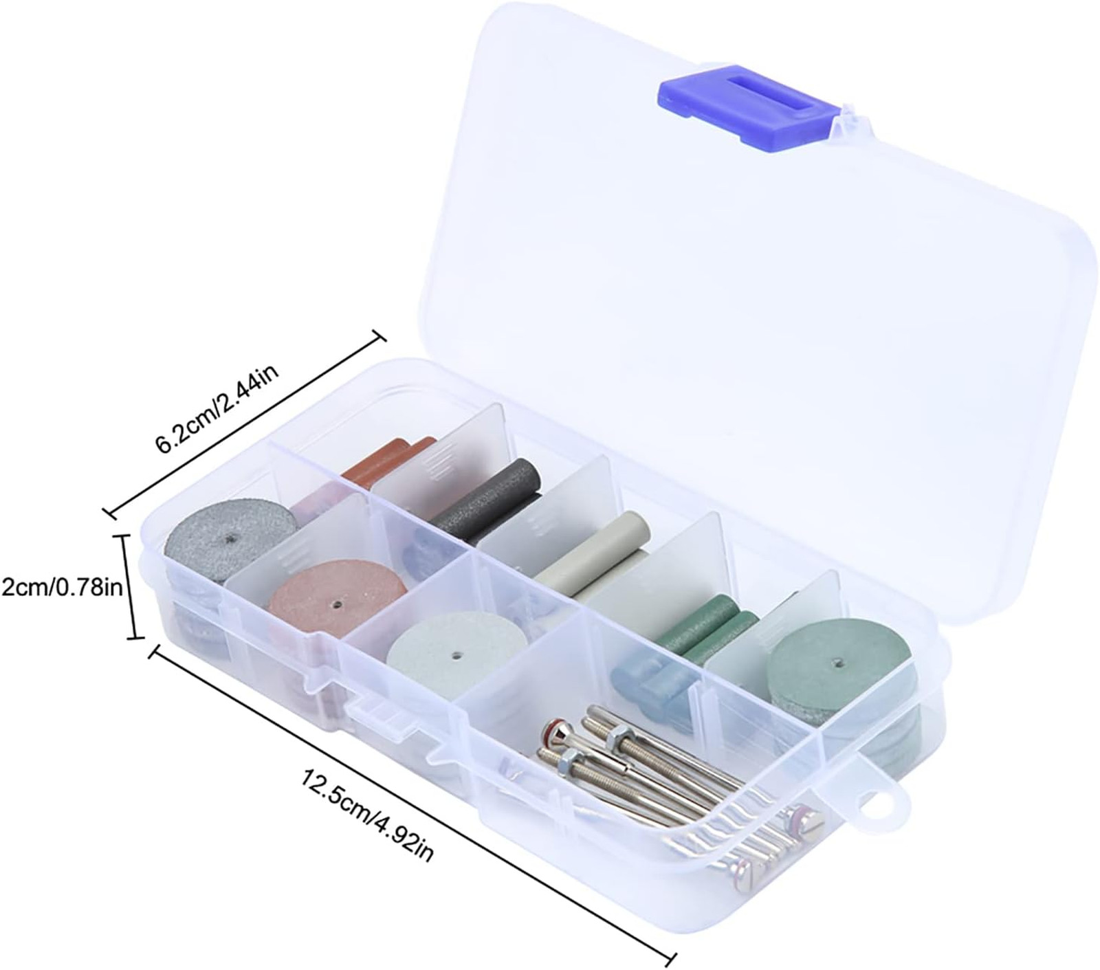 Silicone Polishing Wheels Kit Rubber Grinding Buffing Wheel Assortment 40pcs 4