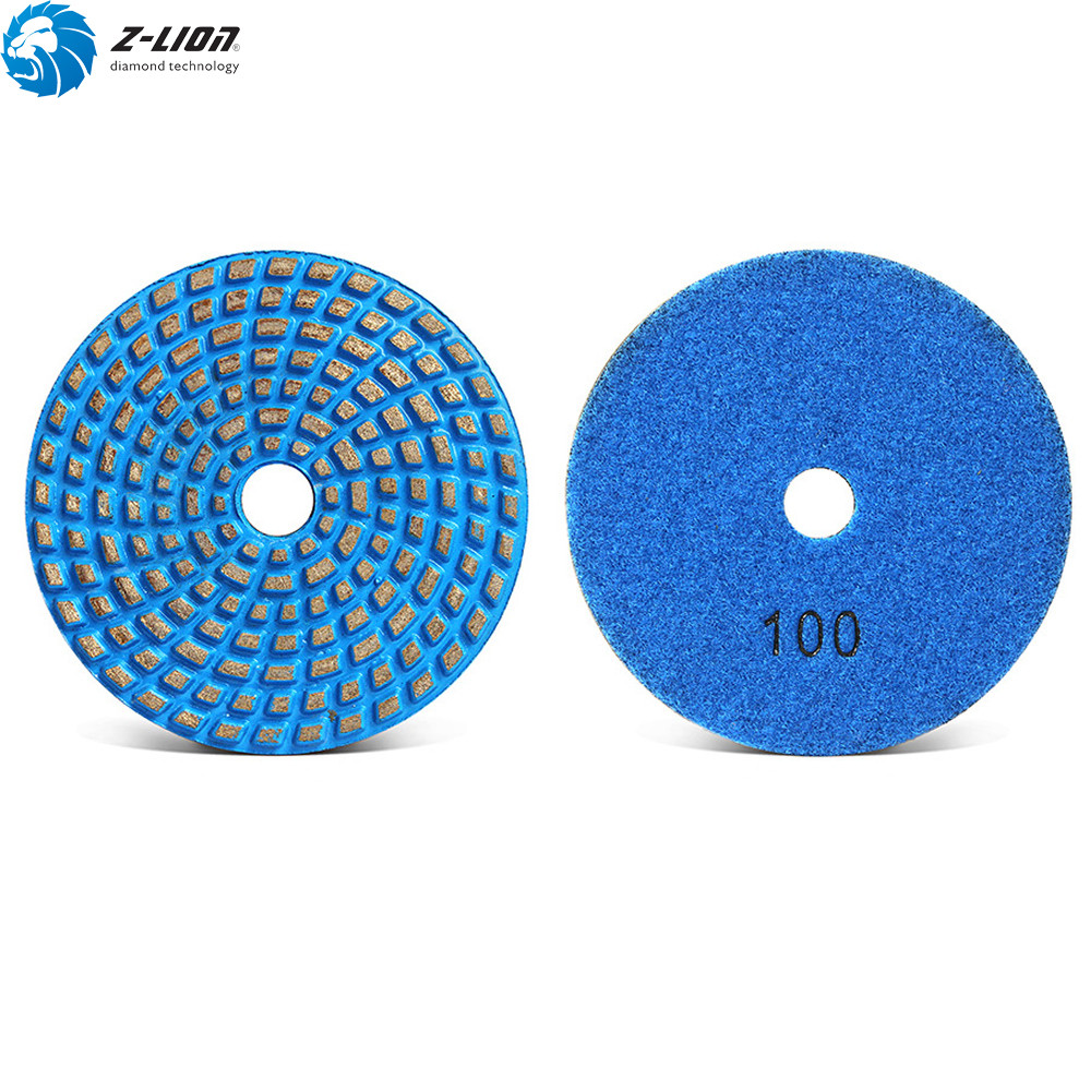 4” Diamond Grinding Pads Metal Bonded Floor Polishing Pads Grinding Disc Stone