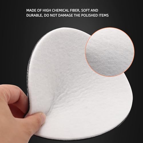 5 Pcs 6”(150mm) Car Glass Polishing Discs Microfiber Polishing 6 Inch(150mm)