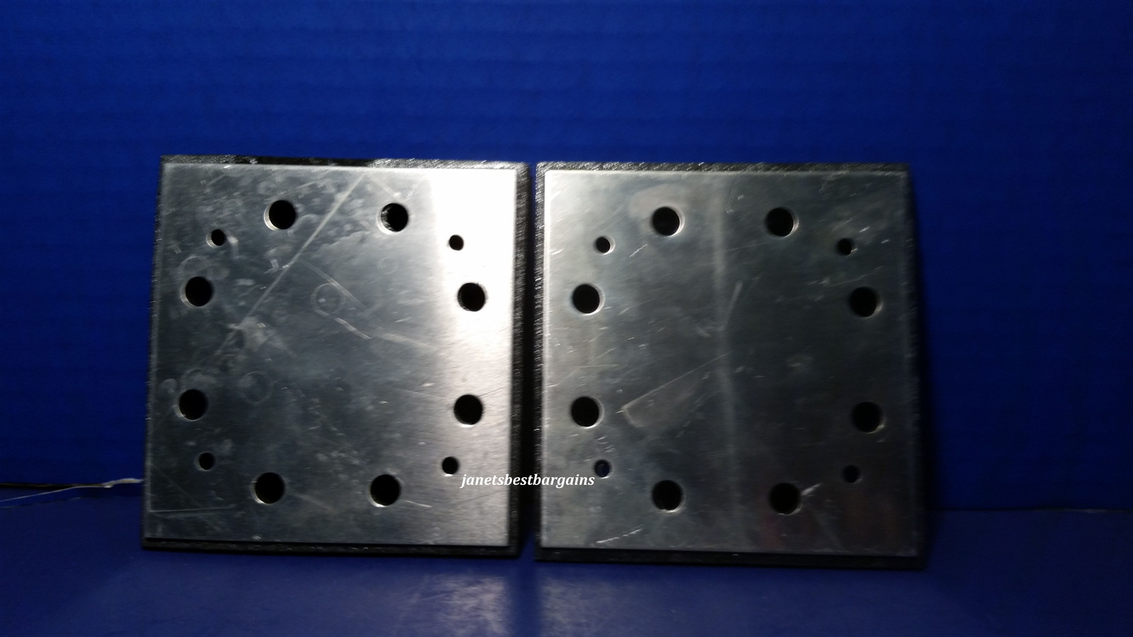 Porter Cable 13592 893667 Aftermarket 8 Hole Standard Square Sander Pad 2 Pack