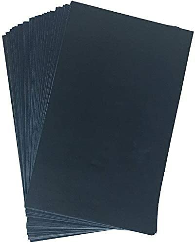 Starcke Premium Waterproof Silicon Carbide Sandpaper Sheets 5-1/2 x 9 Inch