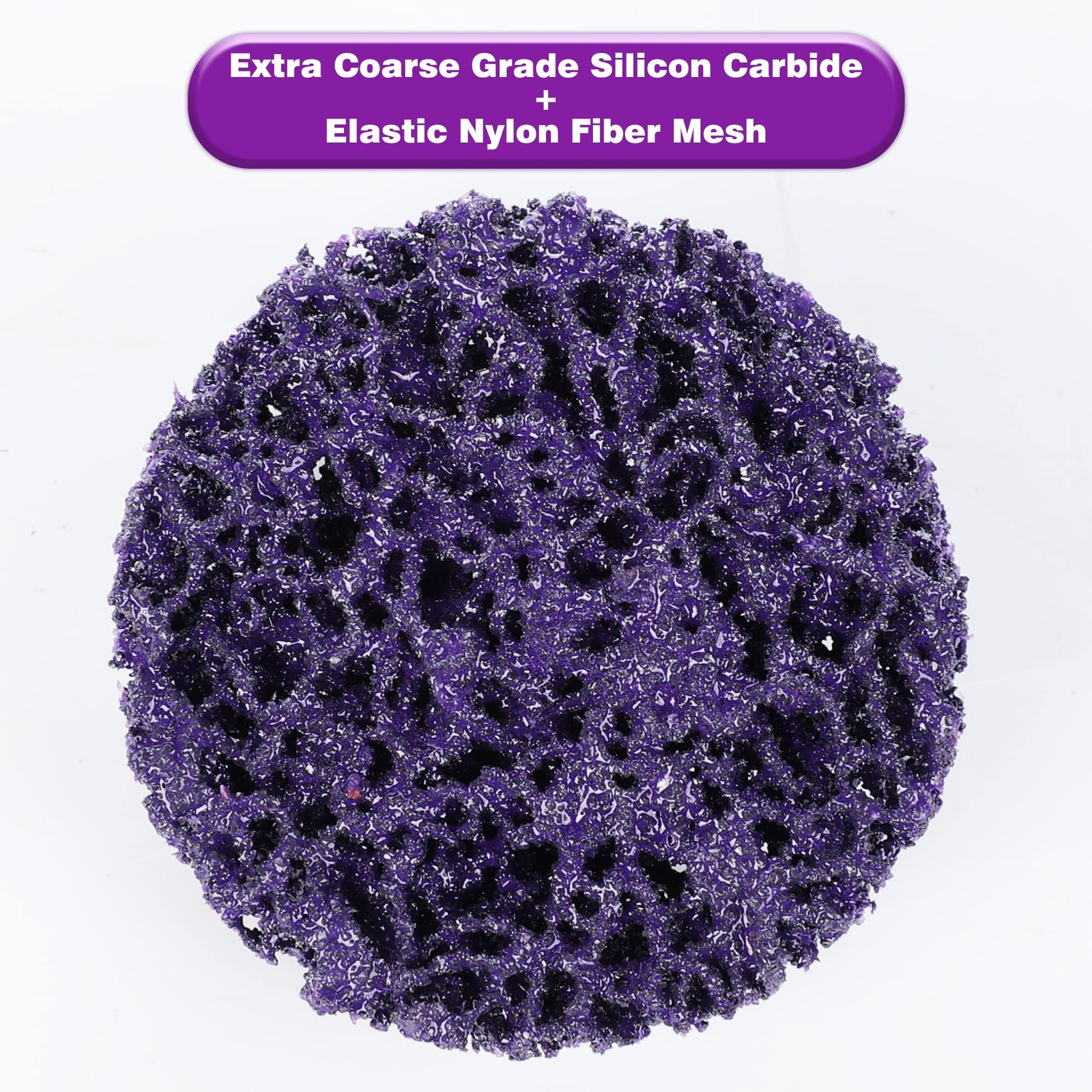 10 PCS 2″ Quick Change Strip Discs, Purple Non Woven Nylon Easy Stripping Dis…