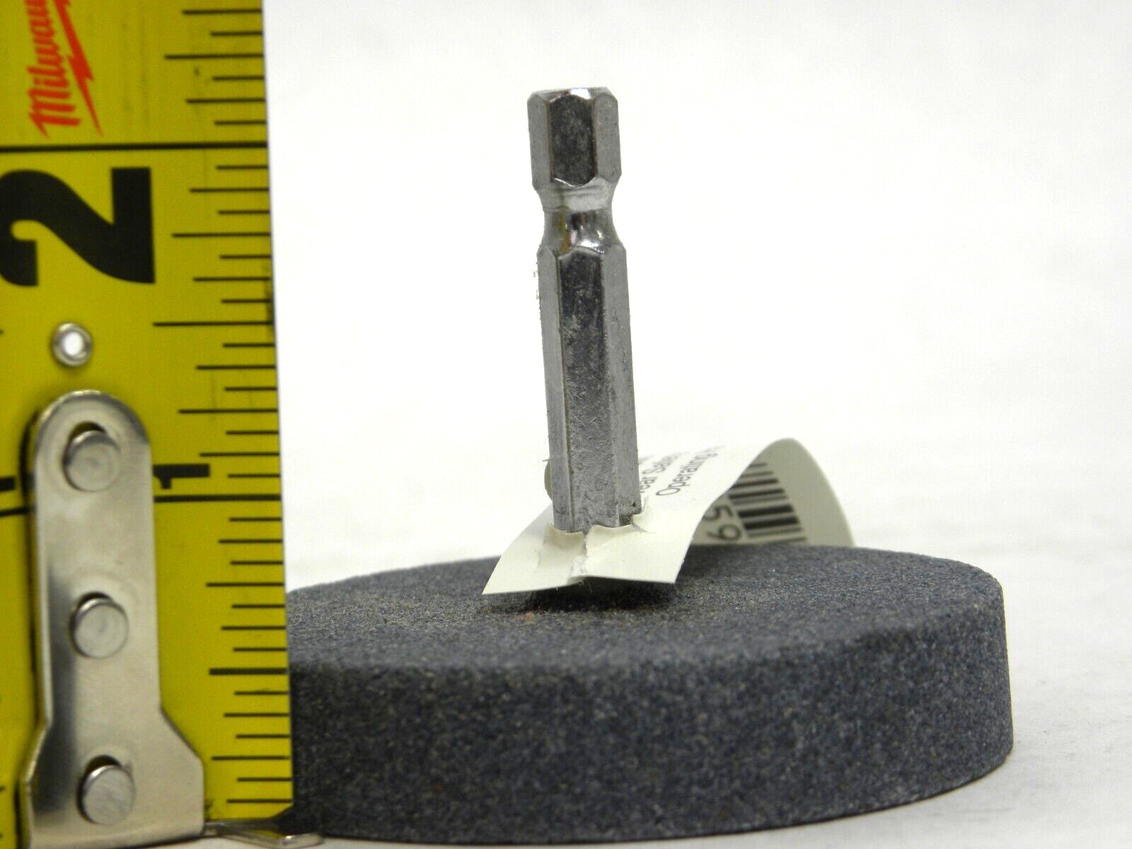 Grinding Stone Wheel 2-1/2″ Dia x 1/2″ – ( 1/4″ Hex Shank Drill Bit Attachment)