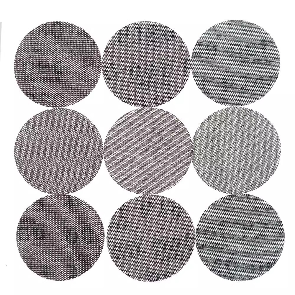6 Inch 150mm Mesh Abrasive Dust Free Sanding Discs Sandpaper Dry Use 80# – 1000#