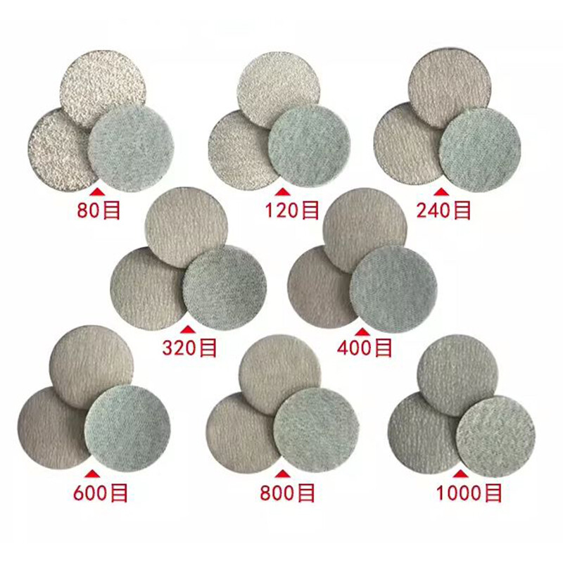 1 Inch 25mm Dry Sanding Discs Hook and Loop Abrasive Sandpaper Pads 60-1000 Grit
