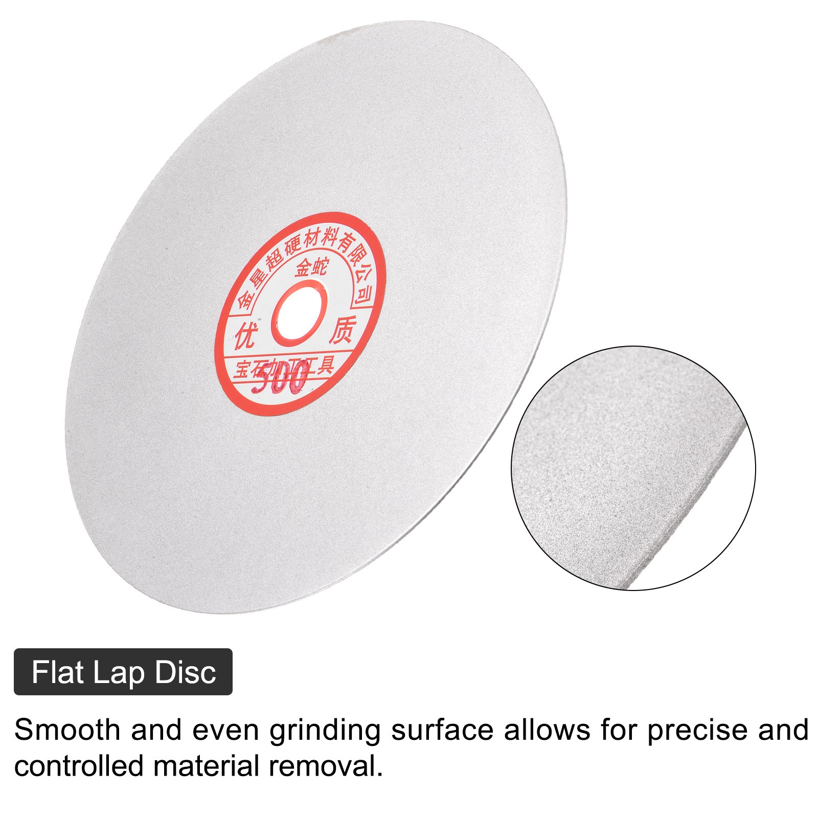 Diamond Sanding Grinding Disc 6″ Grit 500 5/8″ Arbor Hole Flat Lap Wheel Disk