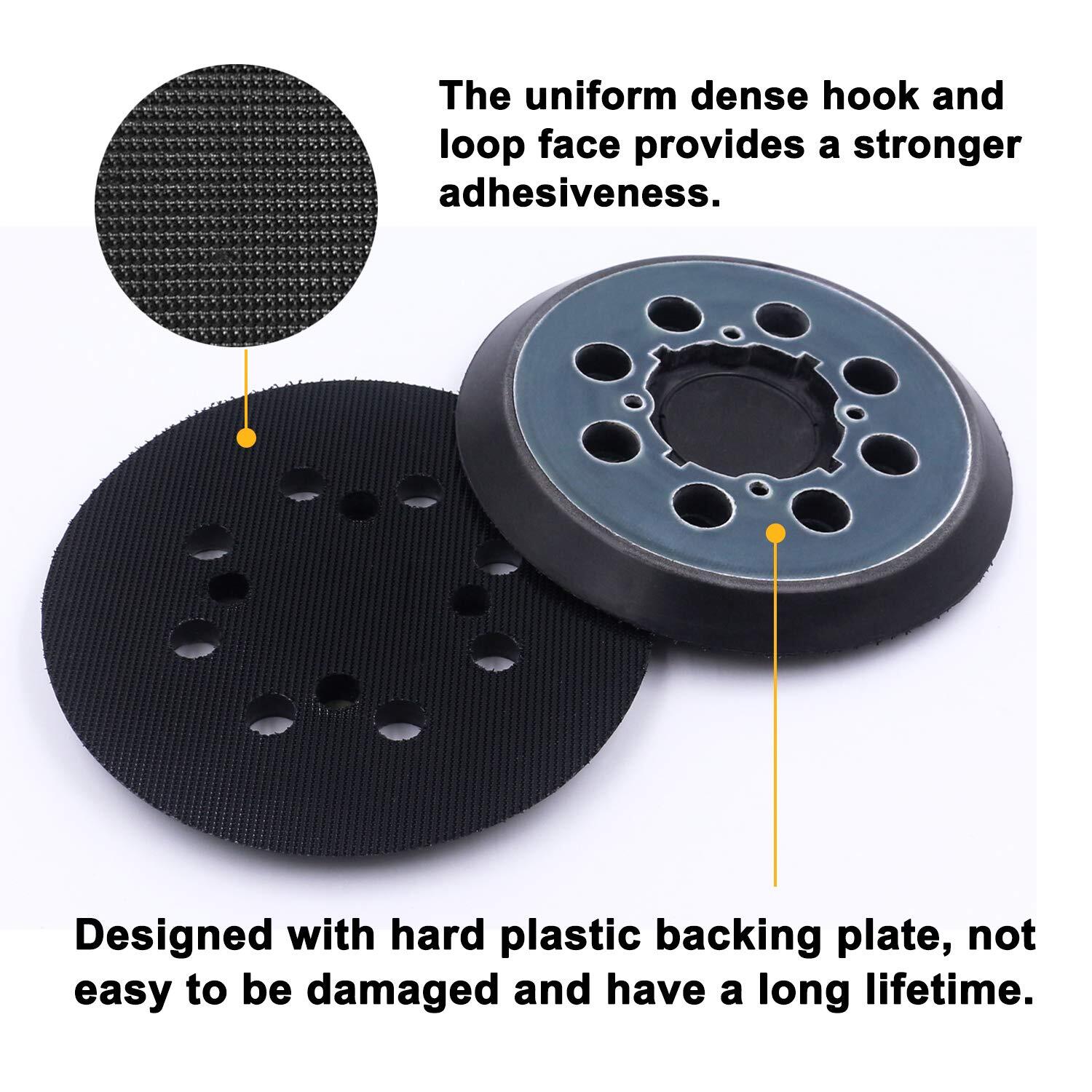 5″ 4-Screw Orbital Sander Pad Replacement Hook Loop for Dewalt DWE64233 N329079