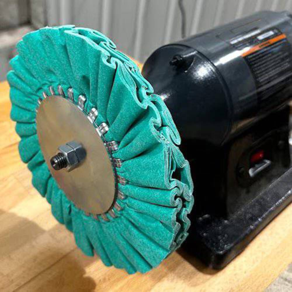 Airway Buffing Wheels 8″ x 5/8″ Mill Treated Aluminum Wheel Polishing Kit