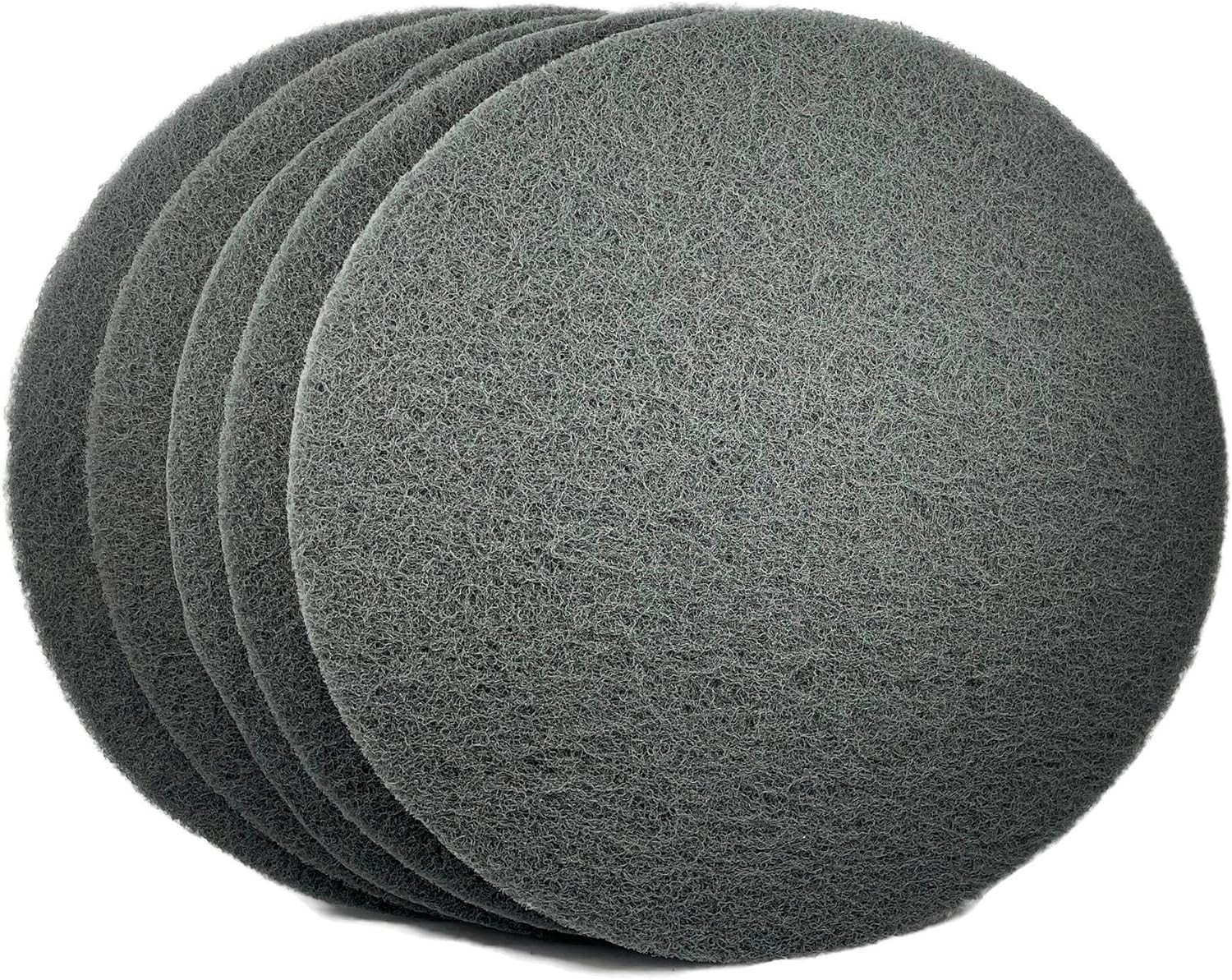 078878 Grey UltraFine Non-Woven Sanding Disc for GEM Sander 5-Pack, 11-1/4″