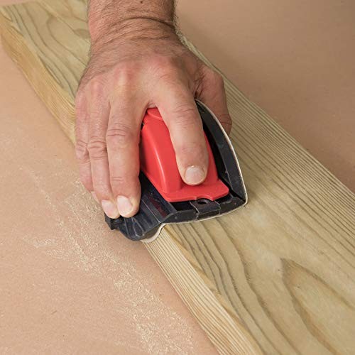 6″ Collapsible Hand Detail Sander Tool – Adjustable Manual Block Sander Sandi…