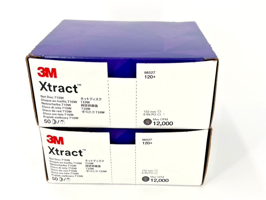3M Xtract sanding disc 710W 2 boxes of 6 inch 50 discs each-NIB