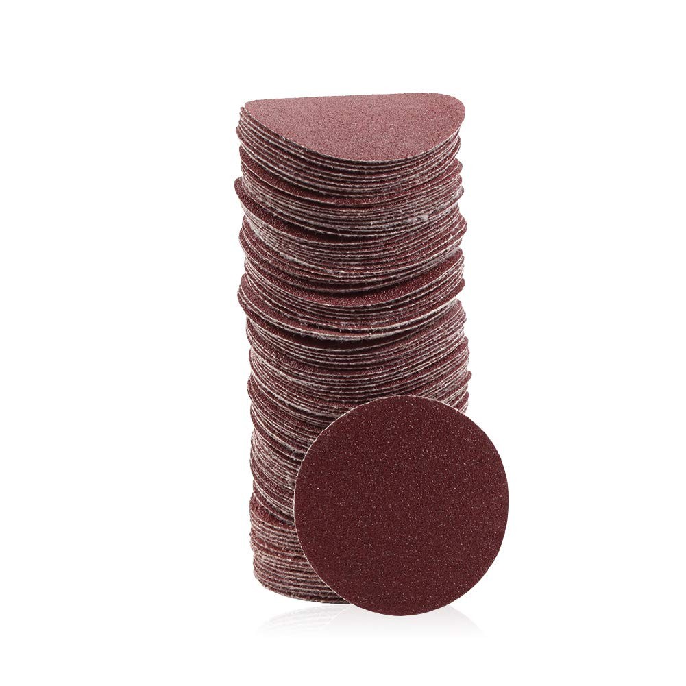 SPEEDWOX 100pcs Sanding Discs 2 inch Sandpaper 80 Grit Hook and Loop Sanding …
