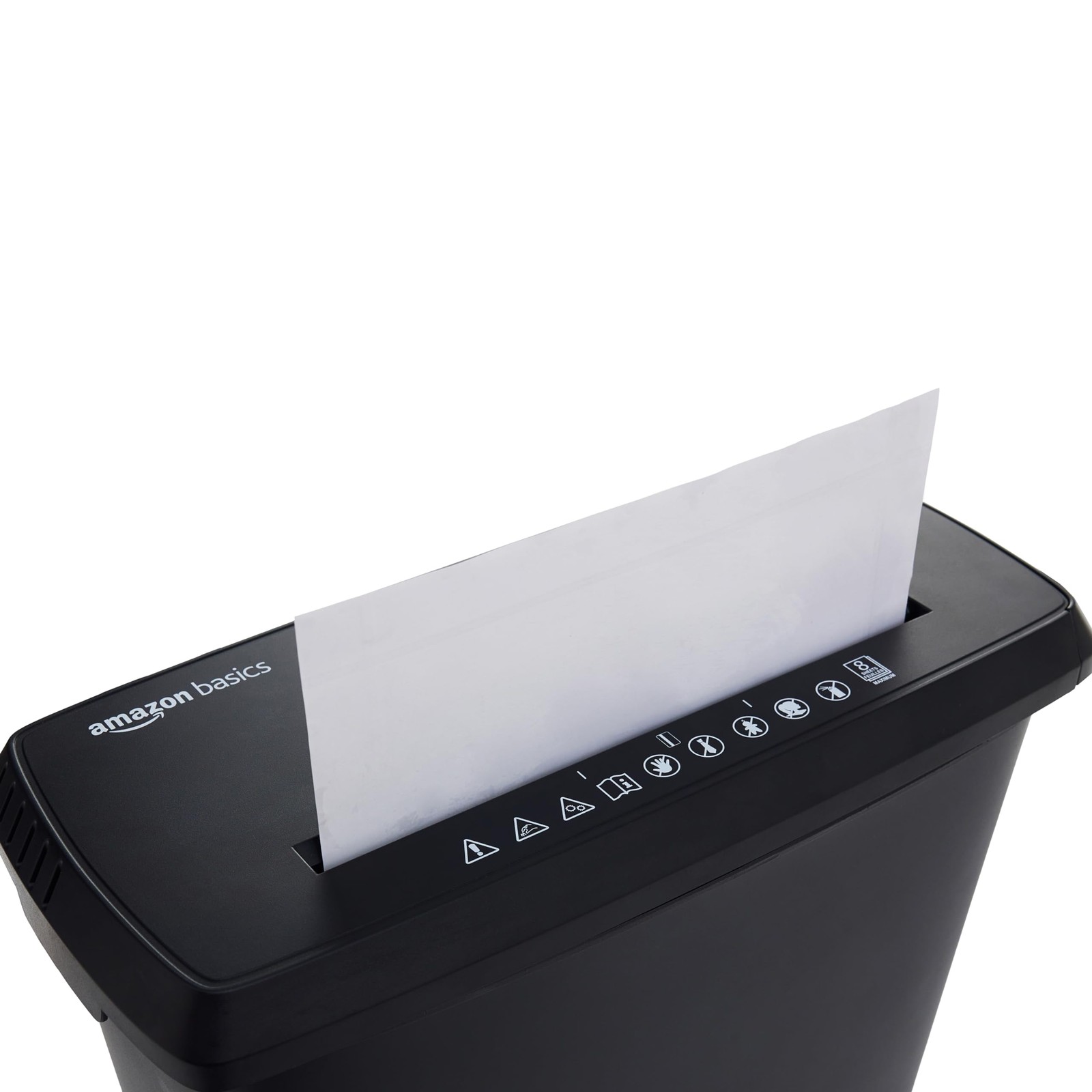 Amazon Basics Paper Shredder Lubricating Sheets for Cleaning and 12, White