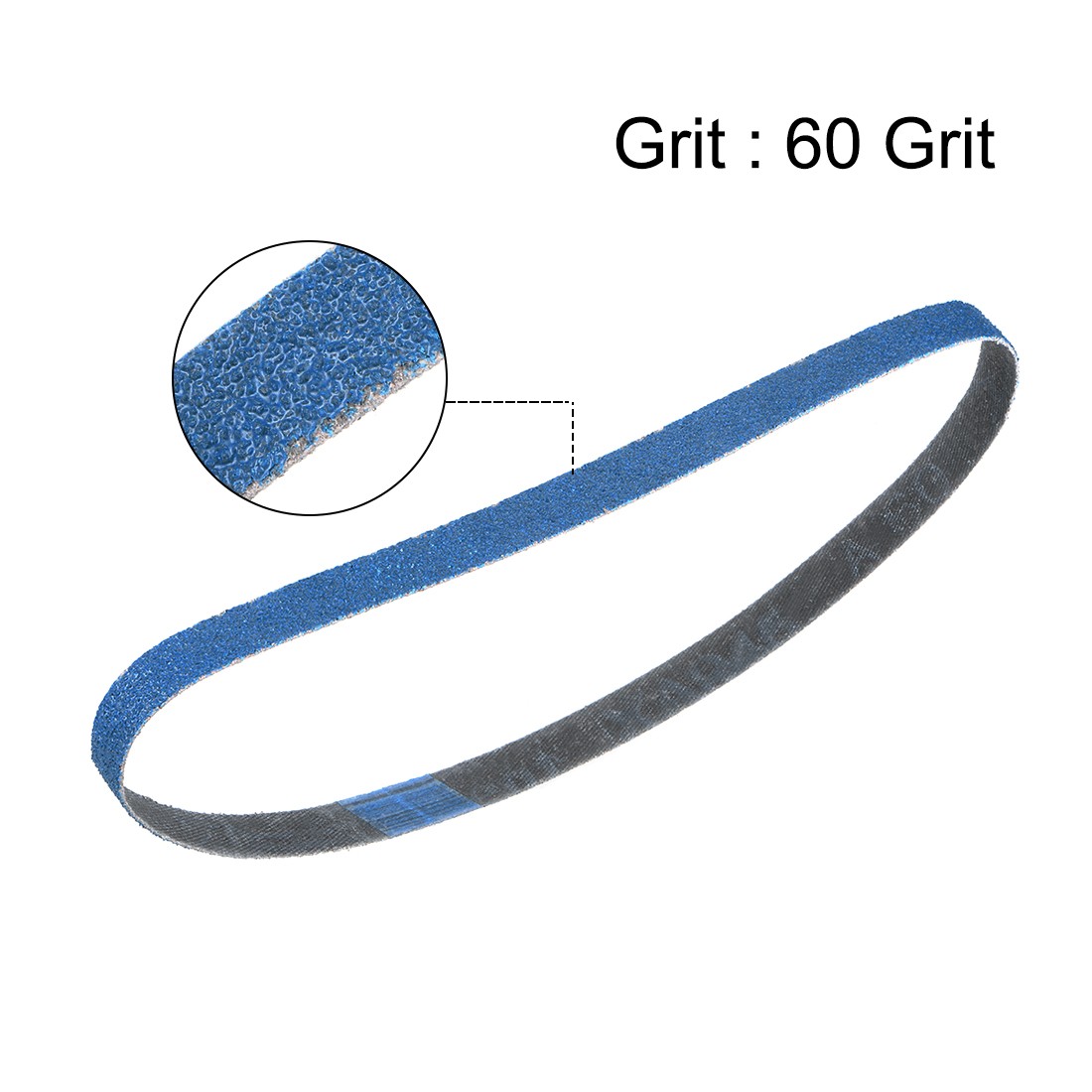 1/2-inch x 18-inch Sanding Belt 60 Grit Zirconia Sand Belts 10pcs