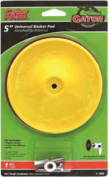 NEW ALI INDUSTRIES 3050 STICK ON UNIVERSAL 5″ SANDING BACKING PAD 1/4″ 0272138