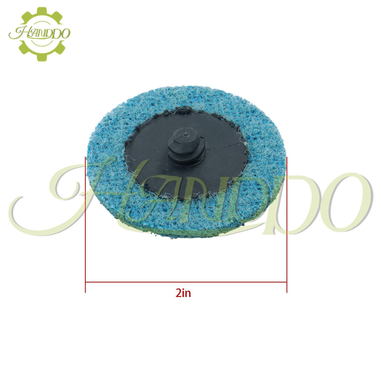 25PCS 2″ Fine Abrasive Non Woven Nylon Quick Change Surface Conditioning Disc