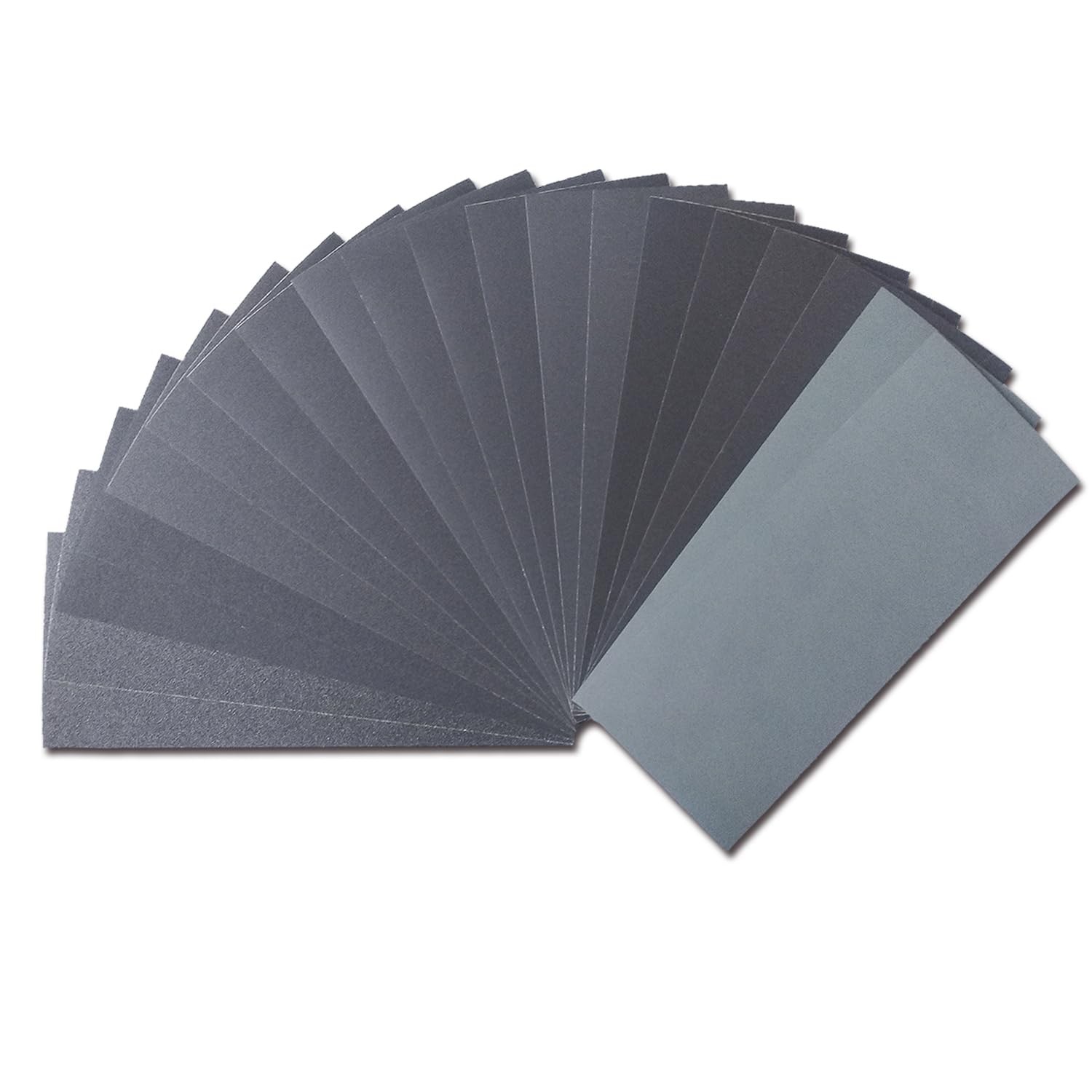 Sandpaper Variety Pack, 20PCS Sand Paper Assorted for Wood Metal Sanding, Wet…