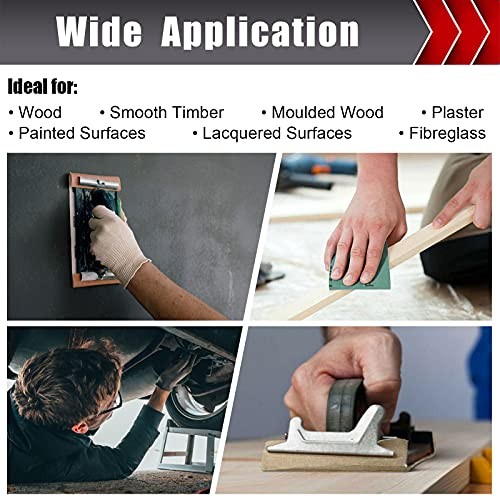 25 PCS Sandpaper, Sandpaper Assortment for Wood Metal Furniture Hand Sander Sand